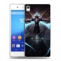 Дизайнерский пластиковый чехол для Sony Xperia Z3+ Diablo