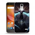 Дизайнерский пластиковый чехол для ZTE Blade X5 Diablo