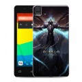 Дизайнерский силиконовый чехол для BQ Aquaris E4.5 Diablo