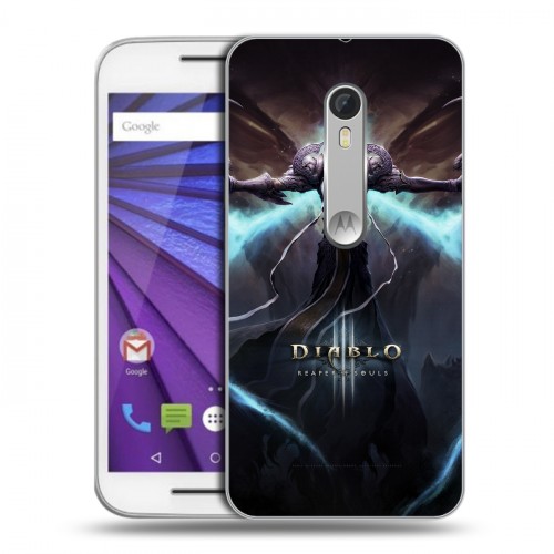 Дизайнерский пластиковый чехол для Lenovo Moto G Diablo