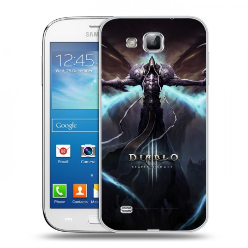 Дизайнерский пластиковый чехол для Samsung Galaxy Premier Diablo