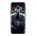 Дизайнерский пластиковый чехол для Samsung Galaxy S9 Diablo