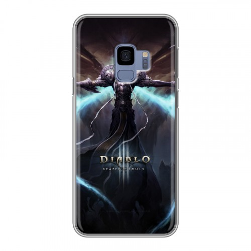 Дизайнерский пластиковый чехол для Samsung Galaxy S9 Diablo