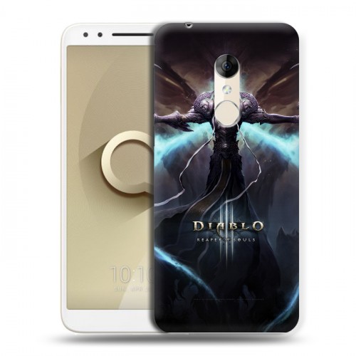 Дизайнерский пластиковый чехол для Alcatel 3 Diablo