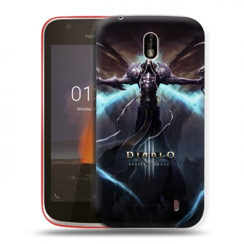 Дизайнерский пластиковый чехол для Nokia 1 Diablo