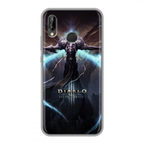 Дизайнерский силиконовый чехол для Huawei P20 Lite Diablo