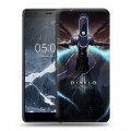 Дизайнерский пластиковый чехол для Nokia 5.1 Diablo