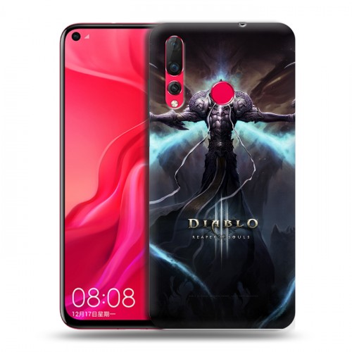 Дизайнерский пластиковый чехол для Huawei Nova 4 Diablo