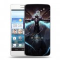 Дизайнерский пластиковый чехол для Huawei Ascend D2 Diablo