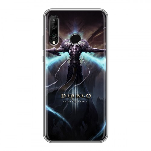 Дизайнерский силиконовый чехол для Huawei P30 Lite Diablo