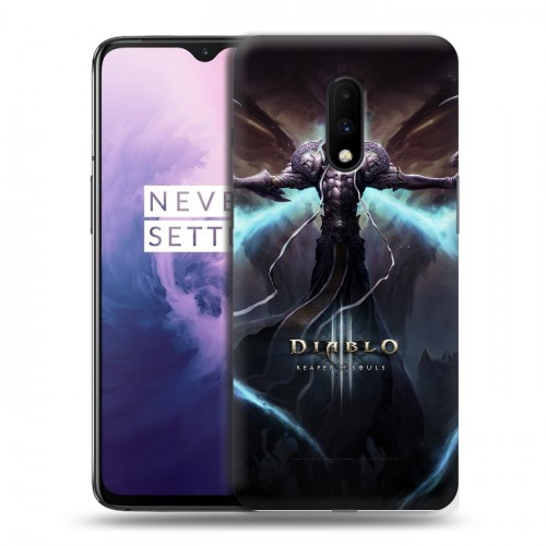 Дизайнерский пластиковый чехол для OnePlus 7 Diablo