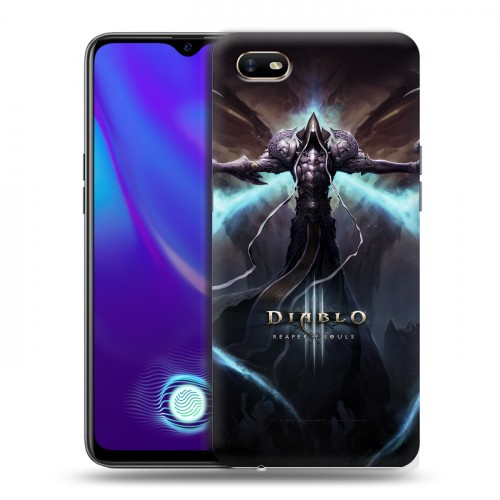 Дизайнерский силиконовый с усиленными углами чехол для OPPO A1k Diablo