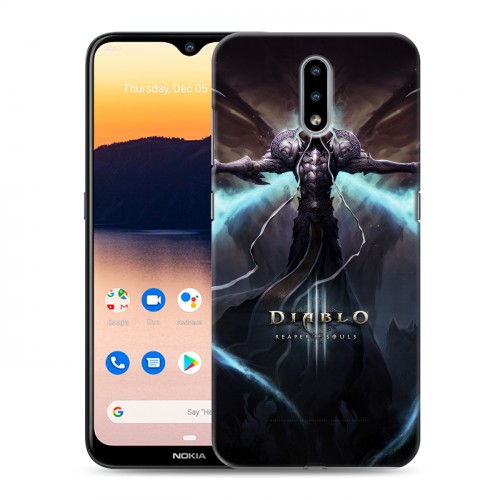 Дизайнерский пластиковый чехол для Nokia 2.3 Diablo