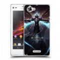 Дизайнерский пластиковый чехол для Sony Xperia L Diablo