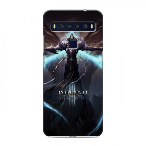 Дизайнерский пластиковый чехол для TCL 10L Diablo