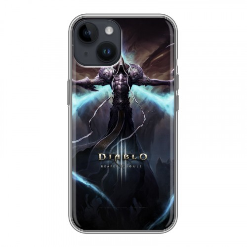 Дизайнерский пластиковый чехол для Iphone 14 Diablo