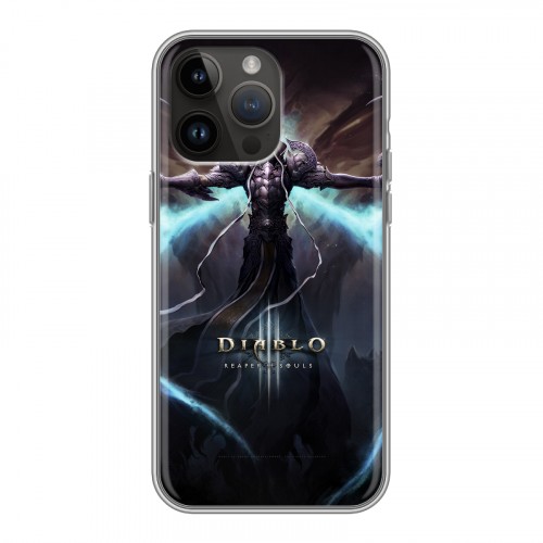 Дизайнерский силиконовый чехол для Iphone 14 Pro Max Diablo