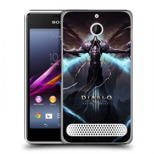 Дизайнерский силиконовый чехол для Sony Xperia E1 Diablo