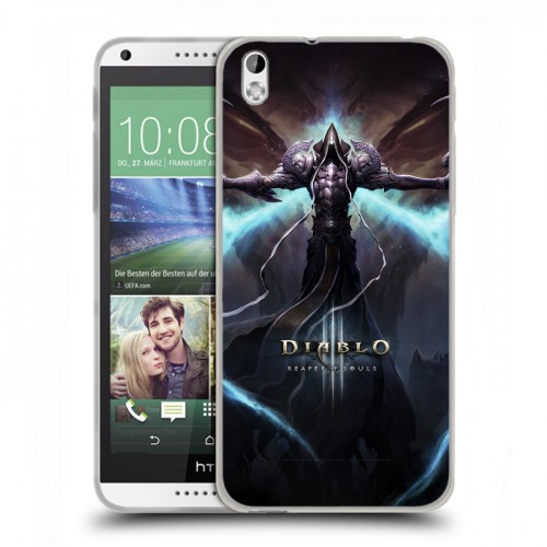 Дизайнерский пластиковый чехол для HTC Desire 816 Diablo