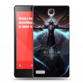 Дизайнерский силиконовый чехол для Xiaomi RedMi Note Diablo