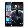 Дизайнерский пластиковый чехол для Microsoft Lumia 640 Diablo