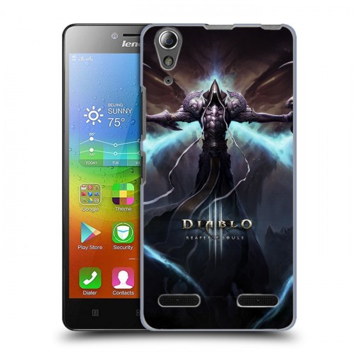 Дизайнерский пластиковый чехол для Lenovo A6000 Diablo