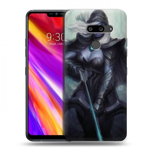 Дизайнерский пластиковый чехол для LG G8 ThinQ Dota 2