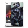 Дизайнерский пластиковый чехол для Sony Xperia L Dota 2