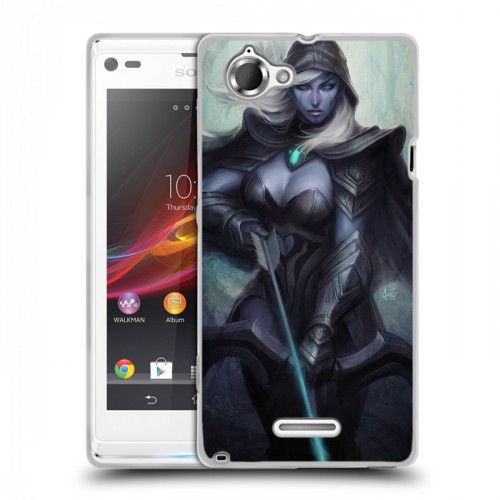 Дизайнерский пластиковый чехол для Sony Xperia L Dota 2