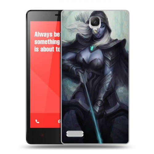 Дизайнерский силиконовый чехол для Xiaomi RedMi Note Dota 2