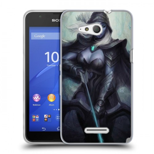 Дизайнерский пластиковый чехол для Sony Xperia E4g Dota 2