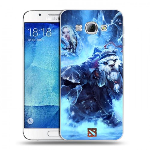 Дизайнерский пластиковый чехол для Samsung Galaxy A8 Dota 2