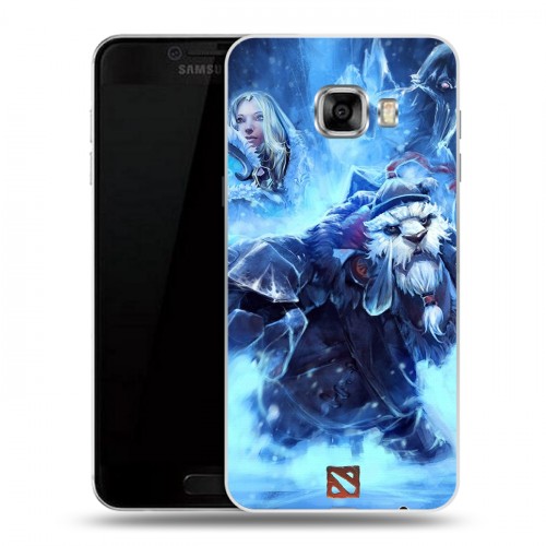 Дизайнерский пластиковый чехол для Samsung Galaxy C5 Dota 2