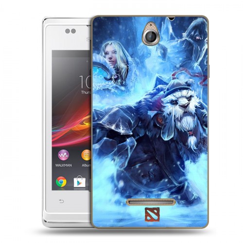 Дизайнерский пластиковый чехол для Sony Xperia E Dota 2