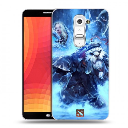 Дизайнерский пластиковый чехол для LG Optimus G2 Dota 2