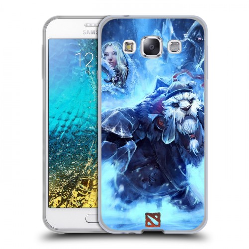 Дизайнерский пластиковый чехол для Samsung Galaxy E5 Dota 2