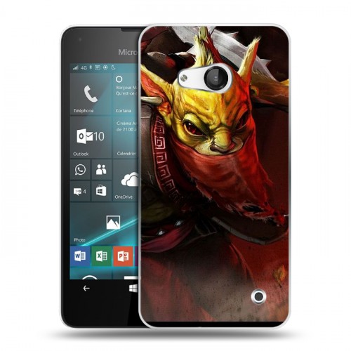 Дизайнерский пластиковый чехол для Microsoft Lumia 550 Dota 2