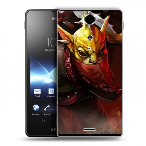 Дизайнерский пластиковый чехол для Sony Xperia TX Dota 2