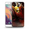 Дизайнерский пластиковый чехол для HTC One X10 Dota 2