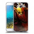 Дизайнерский пластиковый чехол для Samsung Galaxy E5 Dota 2