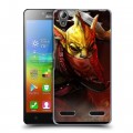 Дизайнерский пластиковый чехол для Lenovo A6000 Dota 2