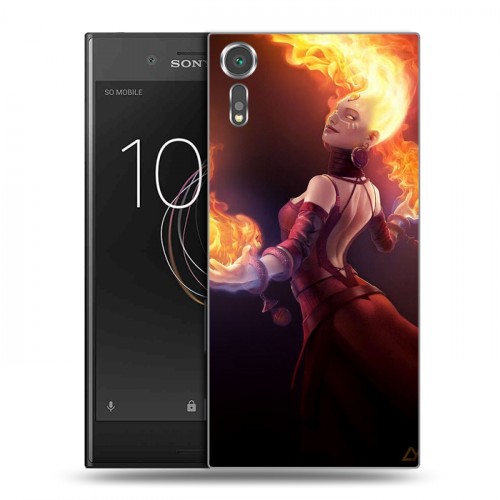 Дизайнерский пластиковый чехол для Sony Xperia XZs Dota 2