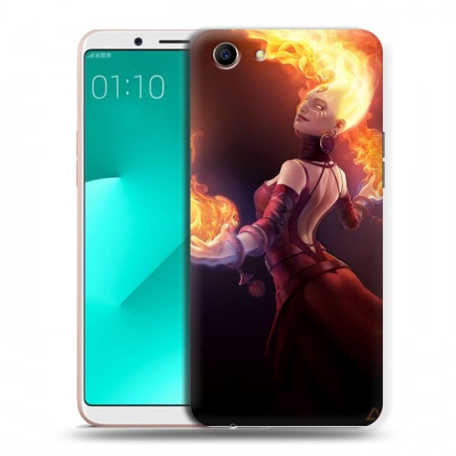 Дизайнерский пластиковый чехол для OPPO A83 Dota 2