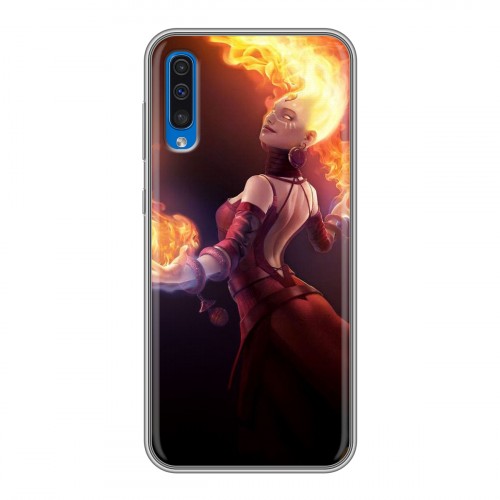 Дизайнерский силиконовый чехол для Samsung Galaxy A50 Dota 2