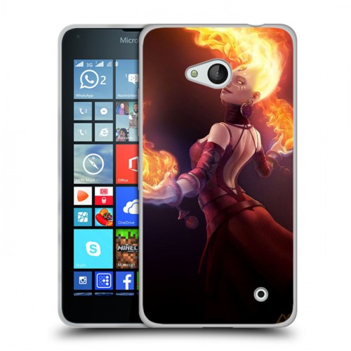 Дизайнерский пластиковый чехол для Microsoft Lumia 640 Dota 2