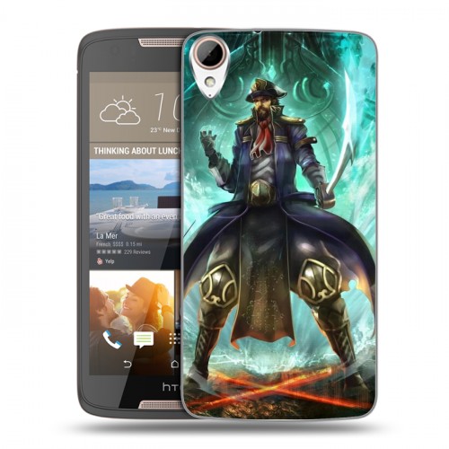 Дизайнерский пластиковый чехол для HTC Desire 828 Dota 2