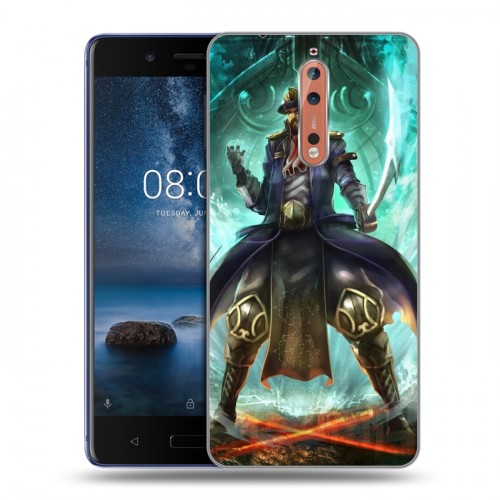 Дизайнерский пластиковый чехол для Nokia 8 Dota 2