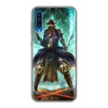 Дизайнерский силиконовый с усиленными углами чехол для Samsung Galaxy A50 Dota 2