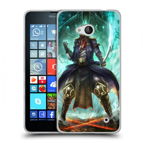 Дизайнерский пластиковый чехол для Microsoft Lumia 640 Dota 2