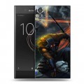 Дизайнерский пластиковый чехол для Sony Xperia XZs Dota 2